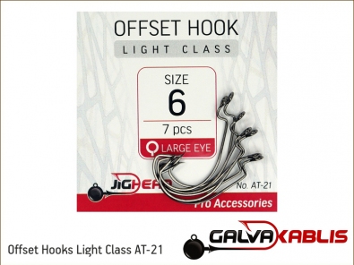 Offset Hooks Light Class AT-21 6