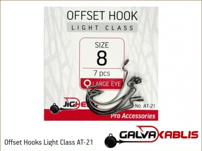 Offset Hooks Light Class AT-21 8