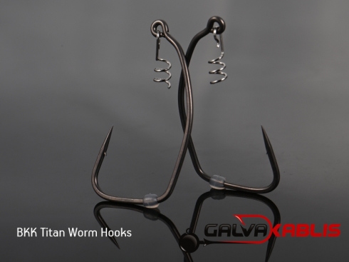 BKK Titan Worm Hooks